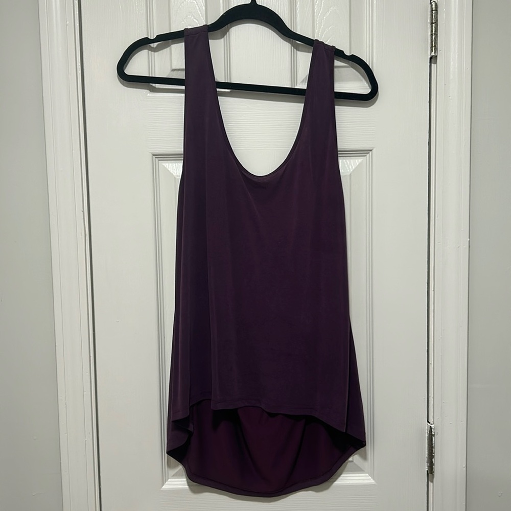 Express. Purple low back tank. Size M.